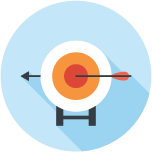 Tab in red and orange