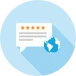 Reviews icon message